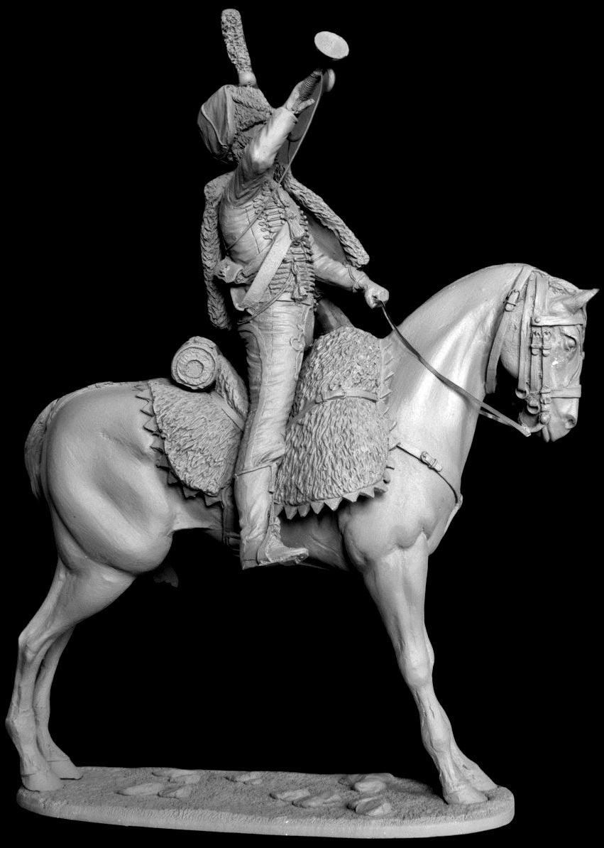 120mm 9th Hussar Trumpeter.