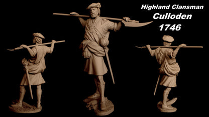 120mm Highland Clansman Culloden 1746.