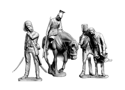 120mm "After the Charge" 4 figure vignette.