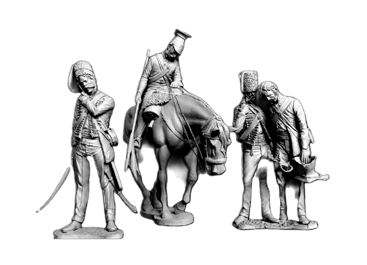 120mm "After the Charge" 4 figure vignette.