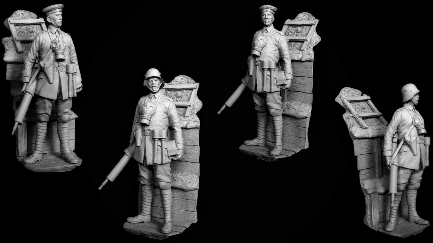 120mm "Great War" Light Machine gunners companion set.