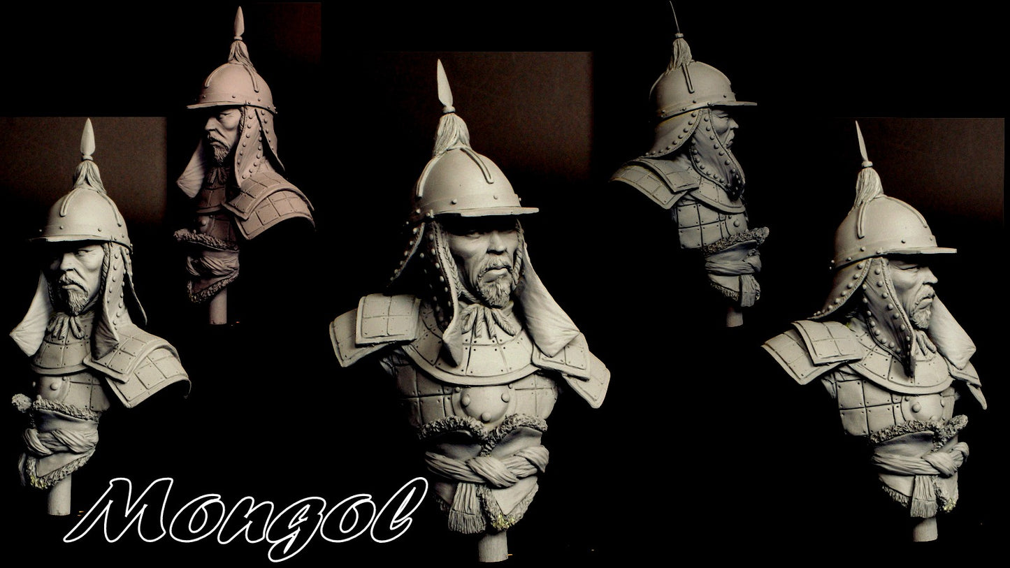 1.6th scale Mongol bust