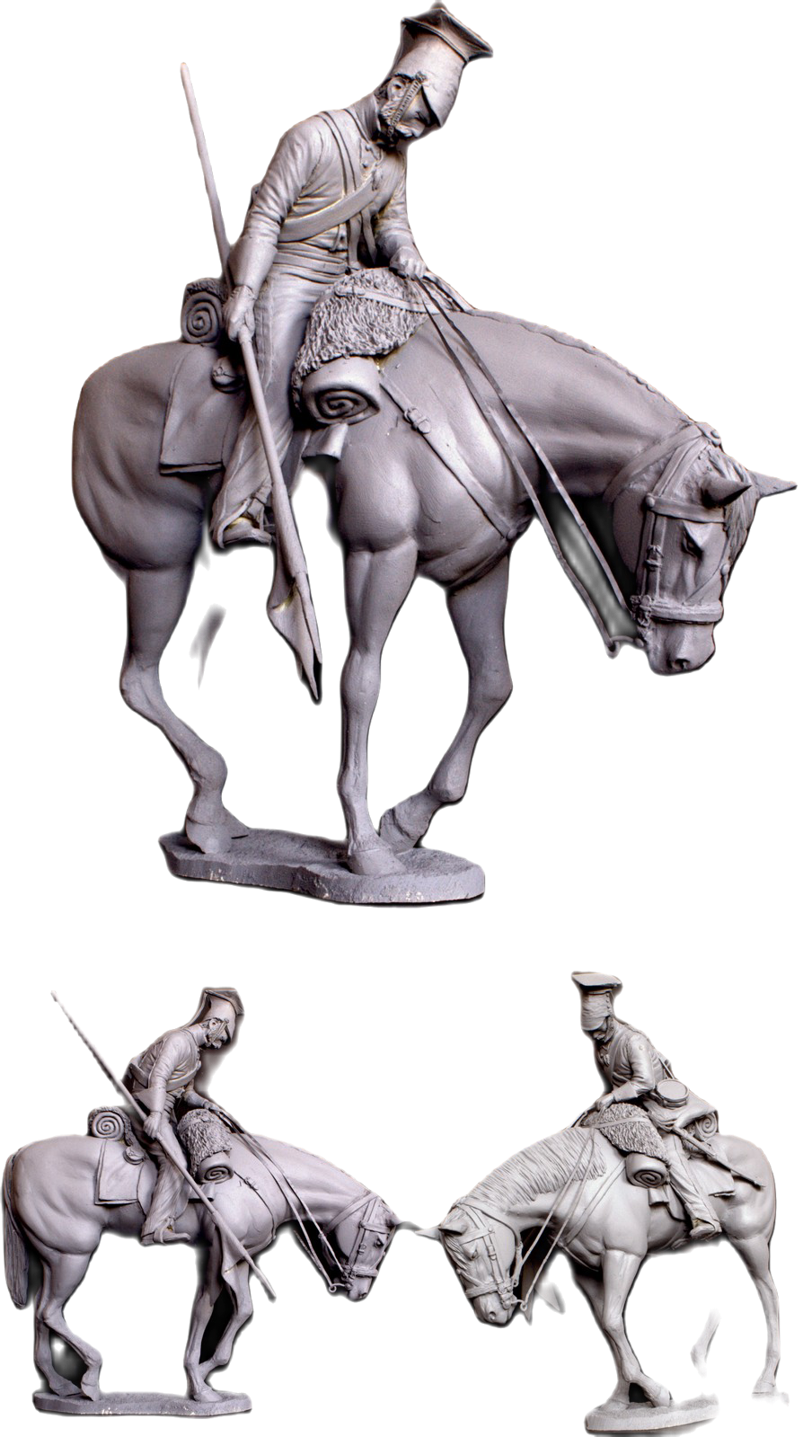 120mm "After the Charge" 4 figure vignette.