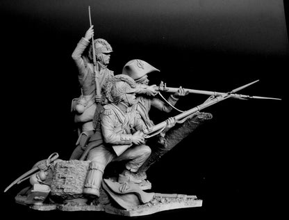 120mm 4 figure French Revolution Vignette.