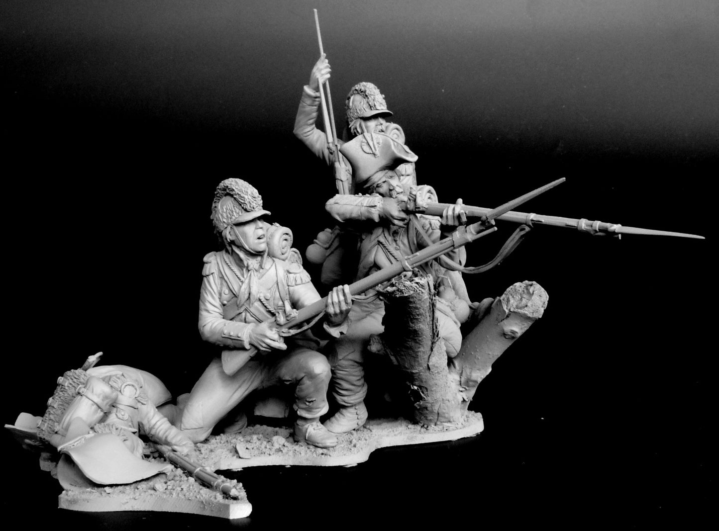 120mm 4 figure French Revolution Vignette.