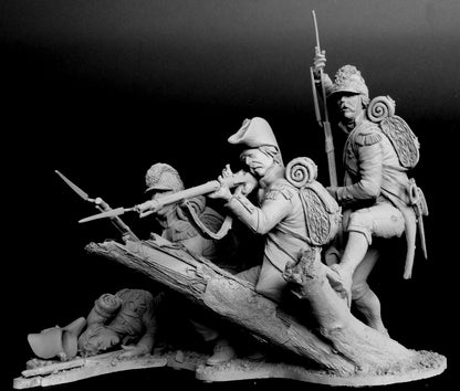 120mm 4 figure French Revolution Vignette.