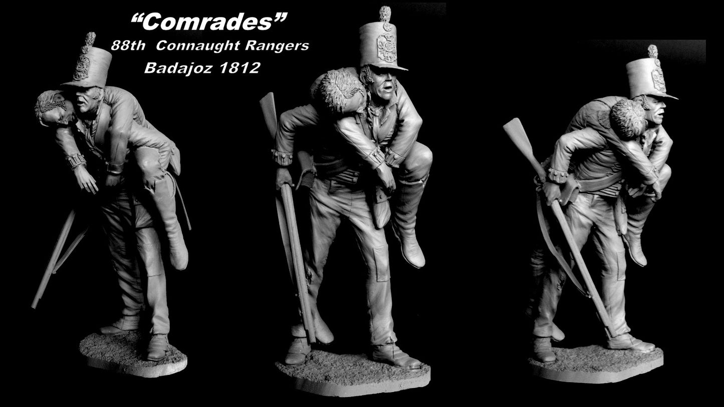 120mm 88th Connaught Rangers "Comrades" vignette.