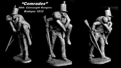 120mm 88th Connaught Rangers "Comrades" vignette.